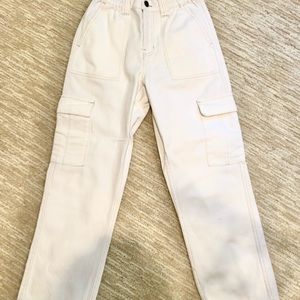 PacSun white cargo jeans
